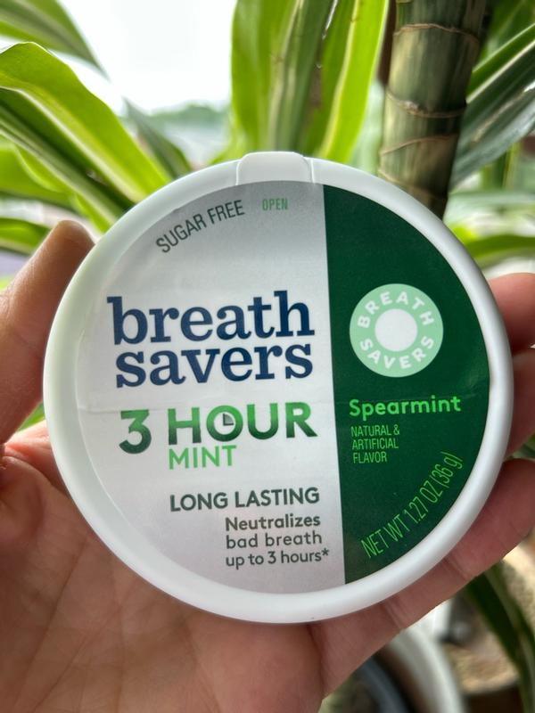 mint Sサイズさん必見！ Buy BREATH SAVERS Spearmint Flavored Sugar Free Breath Mints Tin