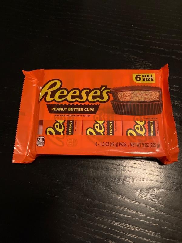  REESE'S Milk Chocolate Peanut Butter Snack Size Cups, Candy  Packs, 0.55 oz (8 Count) : Packaged Peanut Butter Snack Cookies : Grocery &  Gourmet Food