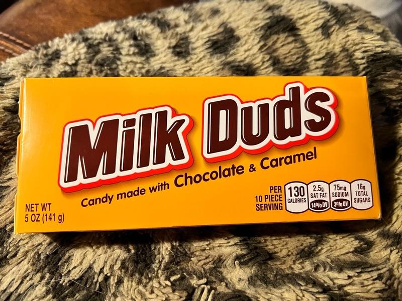 Milk Duds Chocolate and Caramel Candy, 5-oz. Boxes