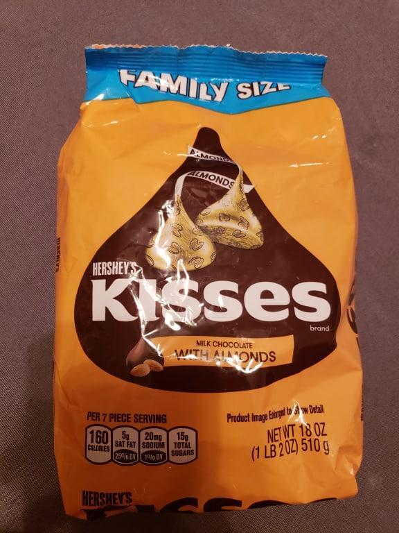 Almond Hersheys Kisses - 18oz