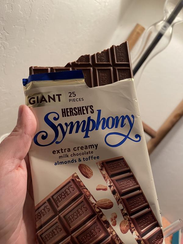  HERSHEY'S SYMPHONY Creamy Milk Chocolate, Almonds and