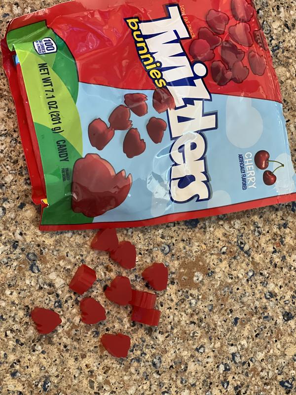 Twizzlers Cherry Hearts Valentine's Day Candy, Resealable Bag 7.1 oz