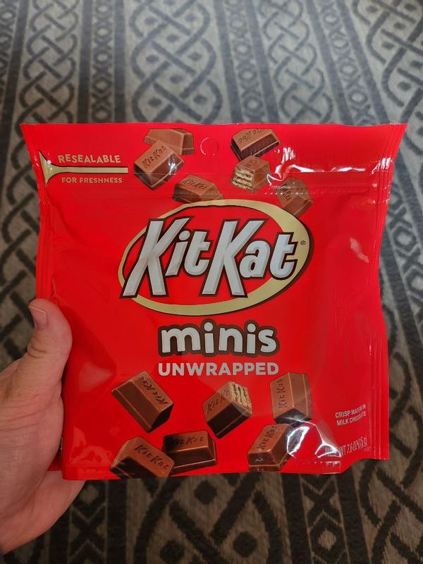 KIT KAT® Minis, Unwrapped Milk Chocolate Wafer Candy Bars, Movie