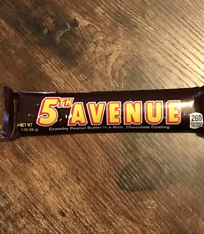 5TH AVENUE Crunchy Peanut Butter in Chocolate Candy Bars
