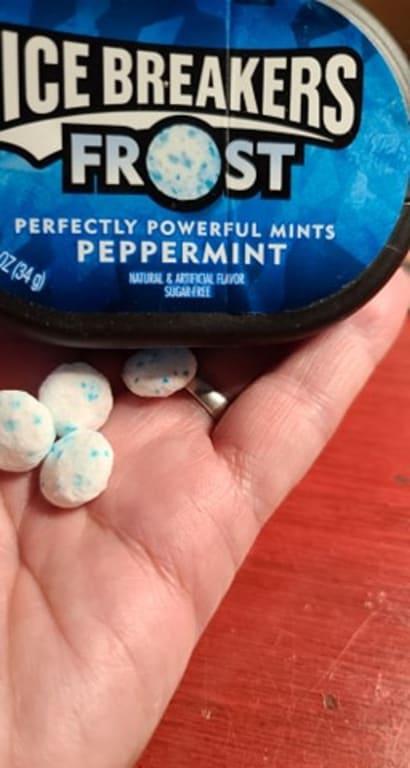 Frosty mint coating