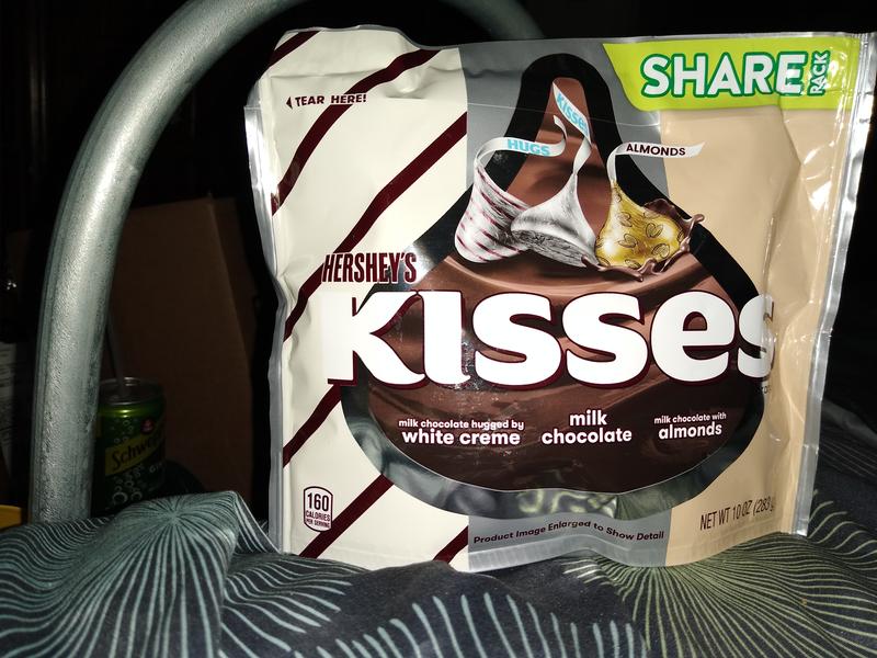 HERSHEY'S KISSES and HUGS Assorted Milk Chocolate and White Creme Candy,  Individually Wrapped, 15.6 oz, Family Pack