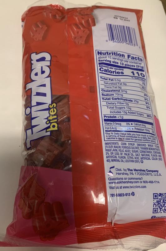 TWIZZLERS Bites Cherry Candy Bag, 1 bag / 16 oz - Dillons Food Stores