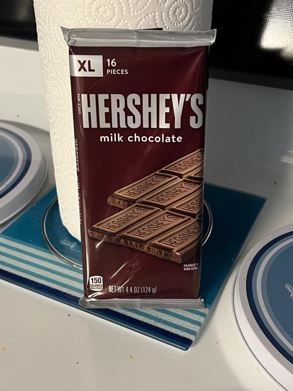 HERSHEY'S Milk Chocolate XL Candy Bar, 4.4 oz