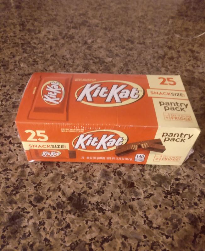 Kit Kat, Snack Size Milk Chocolate Crisp Wafer Candy Bars, 0.49 Oz., 5 Count