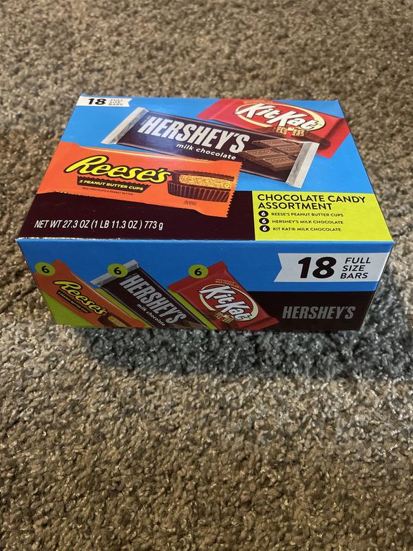 Hershey's, Kit Kat & Reese's Full Size Chocolate Candy Bars