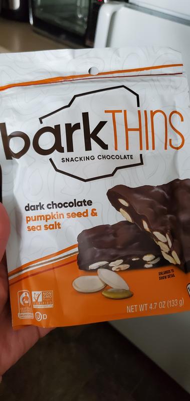 Bark Thins Snacking Dark Chocolate Pumpking Seed & Sea Salt 4.7 oz