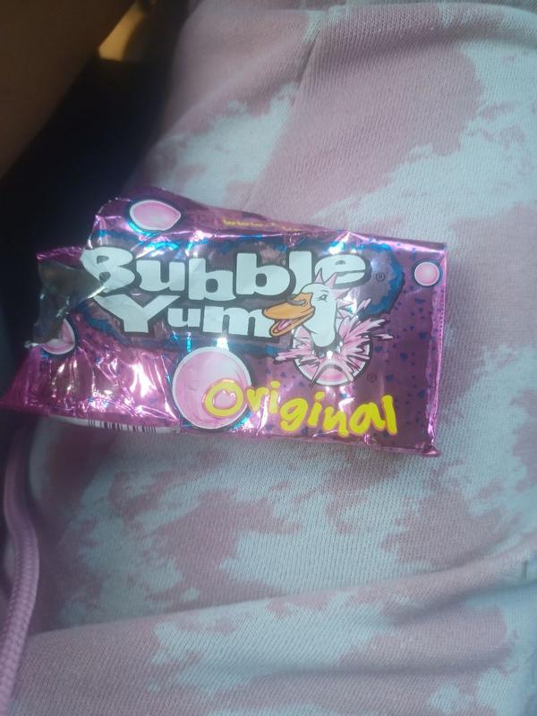 BUBBLE YUM Original Flavor Bubble Gum, 2.82 oz, 10 pieces BUBBLE YUM Original Flavor Bubble Gum, 2.82 oz, 10 pieces