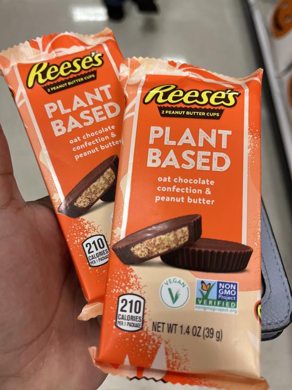 Reese's Plant Based Oat Chocolate Candy & Peanut Butter Cup Bar - 1.4oz :  Target