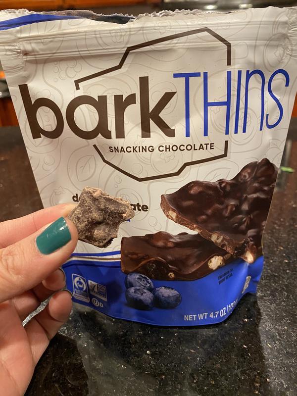 barkTHINS Dark Chocolate Blueberry & Quinoa Snacking Chocolate, 4.7 oz bag