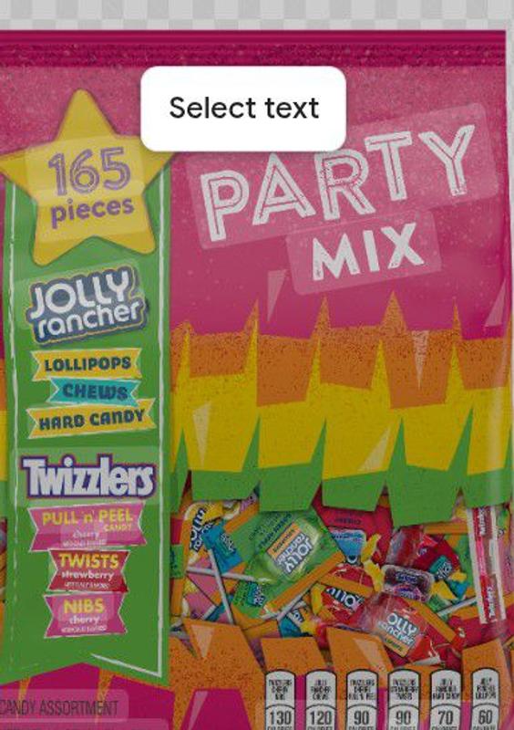 TWIZZLERS & JOLLY RANCHER Sweets Mix Assortment, 71.05 oz bag, 270