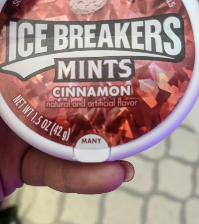 Ice Breakers Sugar Free Cinnamon Mints, 1.5 oz - Food 4 Less