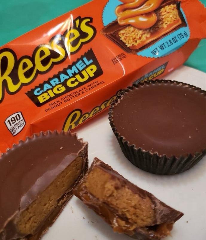 REESE'S Big Cup with Caramel Milk Chocolate Peanut Butter Cups, 1.4 oz, 16  count box