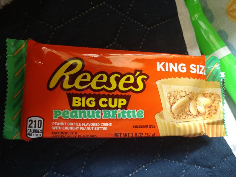 Reese's Big Cup Peanut Brittle Flavor Creme Crunchy Peanut Butter