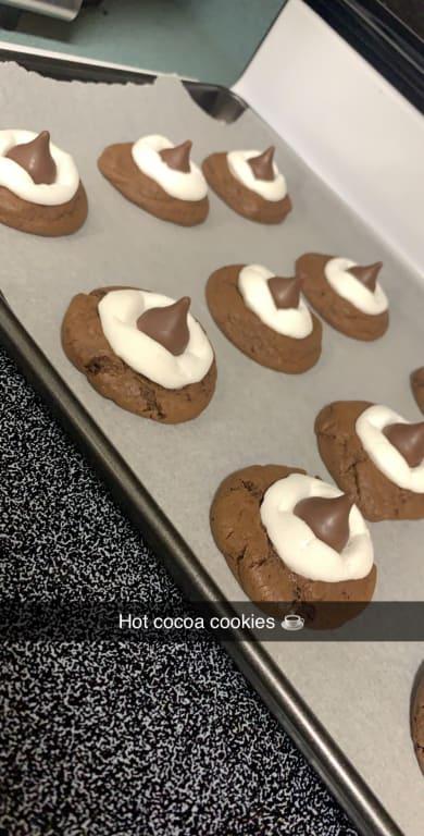 Kisses Hot Cocoa Cookie Recipe Hershey S Kitchens - hot coco pic roblox