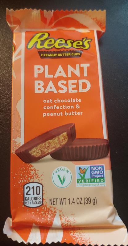 Reese's Plant Based Oat Chocolate Candy & Peanut Butter Cup Bar - 1.4oz :  Target