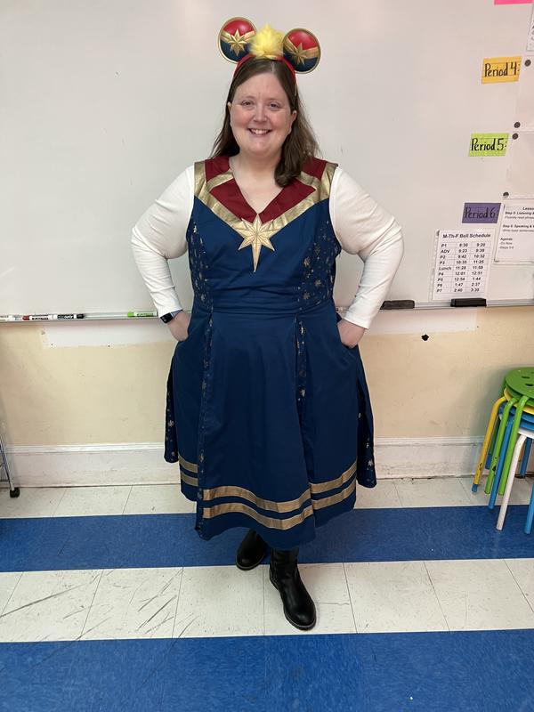 Her Universe Marvel The Marvels Captain Marvel Retro Dress