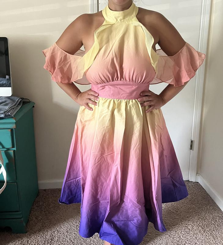 Her Universe Star Wars Padme Ombre Lake Halter Dress Her Universe Exclusive 