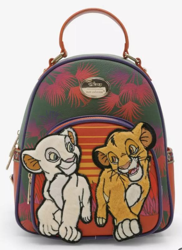 Loungefly Disney Lion King Mufasa Simba stars hotsell backpack NWT bag.