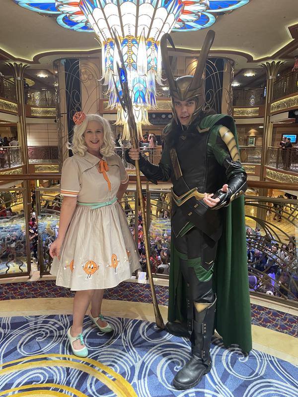 Her Universe Marvel Loki Miss Minutes Retro Dress Her Universe Exclusive Her Universe