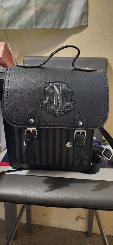 Primark Wednesday Nevermore Academy Backpack Wednesday The Addams Family Nevermore Academy Backpack ALL  main image 4