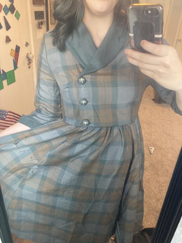 Her Universe Outlander Tartan Plaid Swing Dress Plus Size