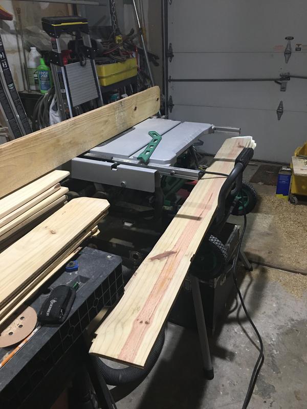 Making faux clapboard for decorative wall