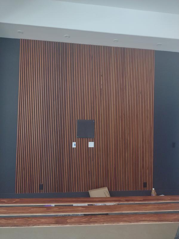 Installd slants with pin nailer