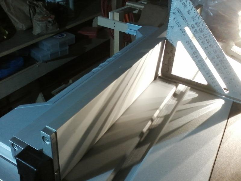 original fence had an alignment problem.