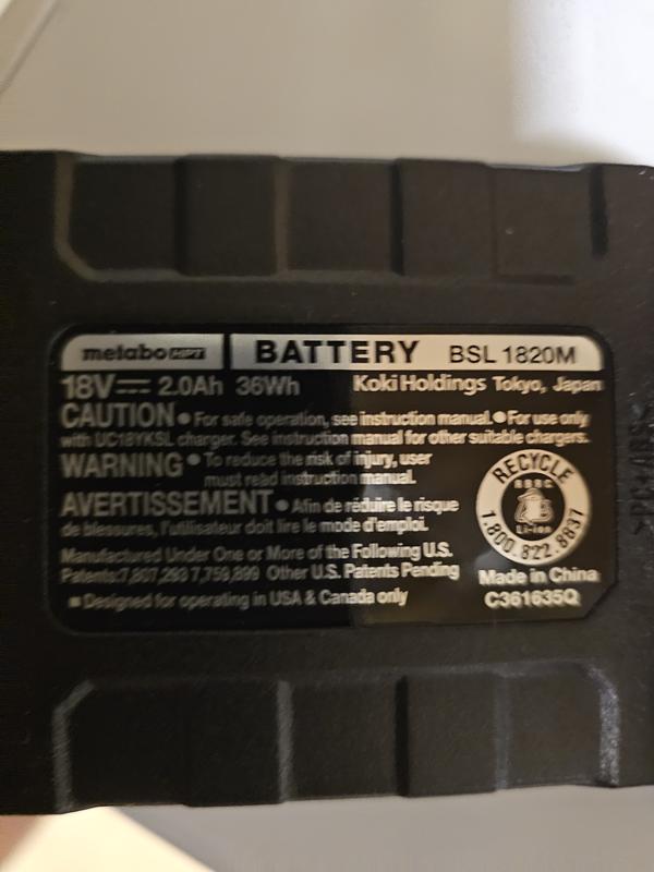 My 2ah battery