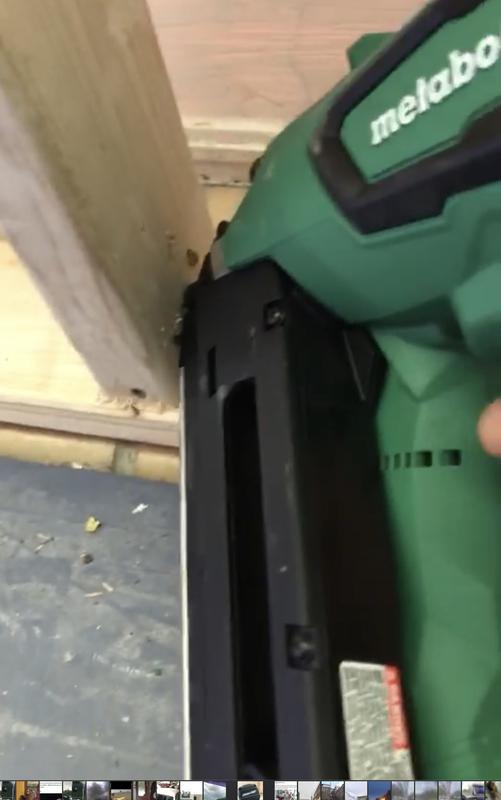 My new metabo 21* framing cordless gun