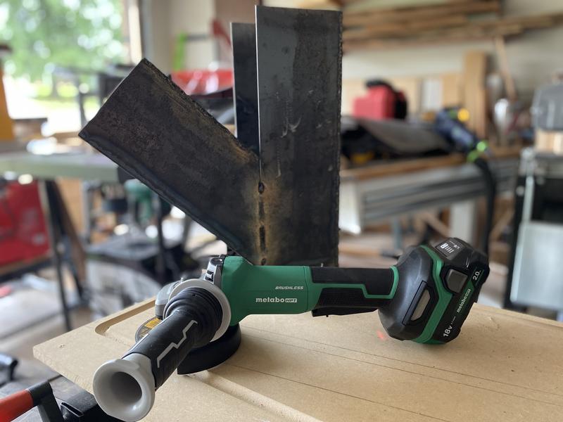 Metabo HPT MultiVolt 4.5-in 18-volt Paddle Switch Brushless Cordless Angle  Grinder (Tool Only) in the Angle Grinders department at