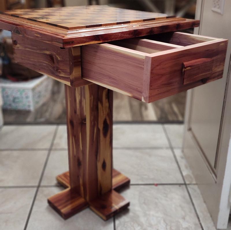 Checkerboard I made for Christmas using the nailer