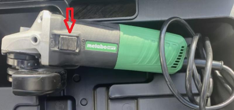 Hitachi 4.5-Inches 6.2 Sliding switch Switch Angle grinder