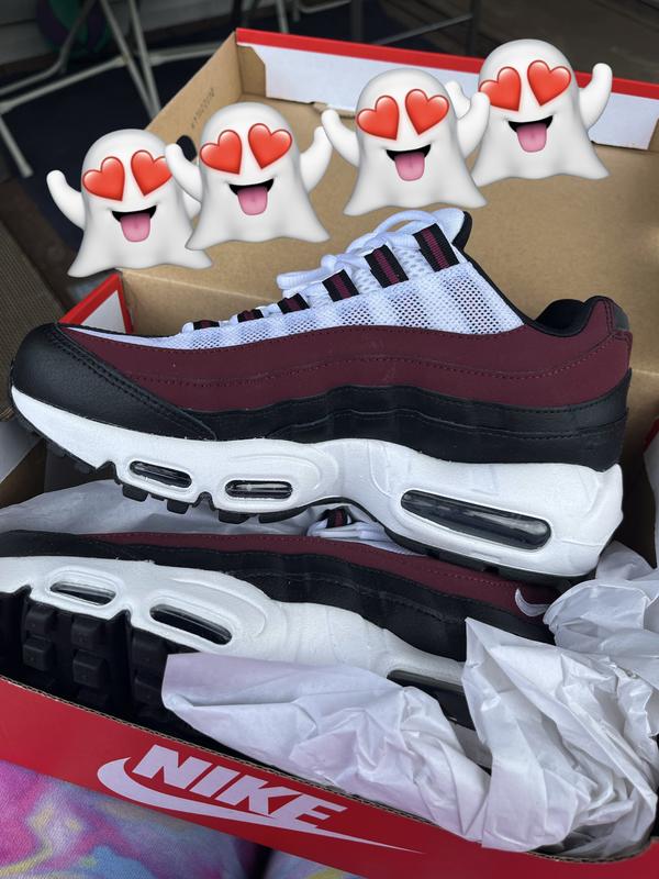 Burgundy air max on sale 95