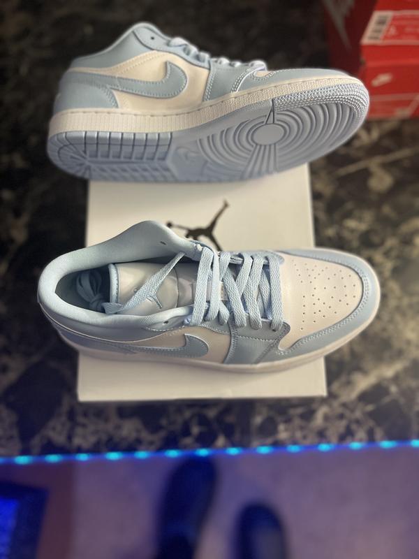 Air Jordan 1 Low 'White/Ice Blue