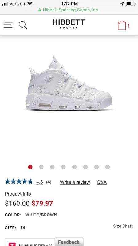 hibbett sports uptempo