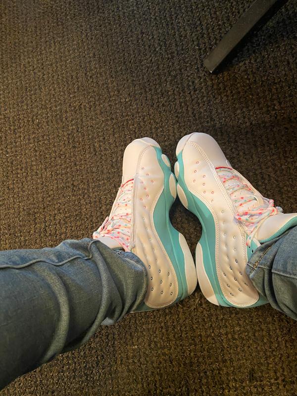 aurora green jordan 13 grade school