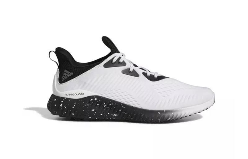 Alphabounce black store and white dots