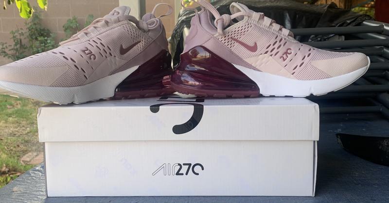 Air max 270 sales womens barely rose