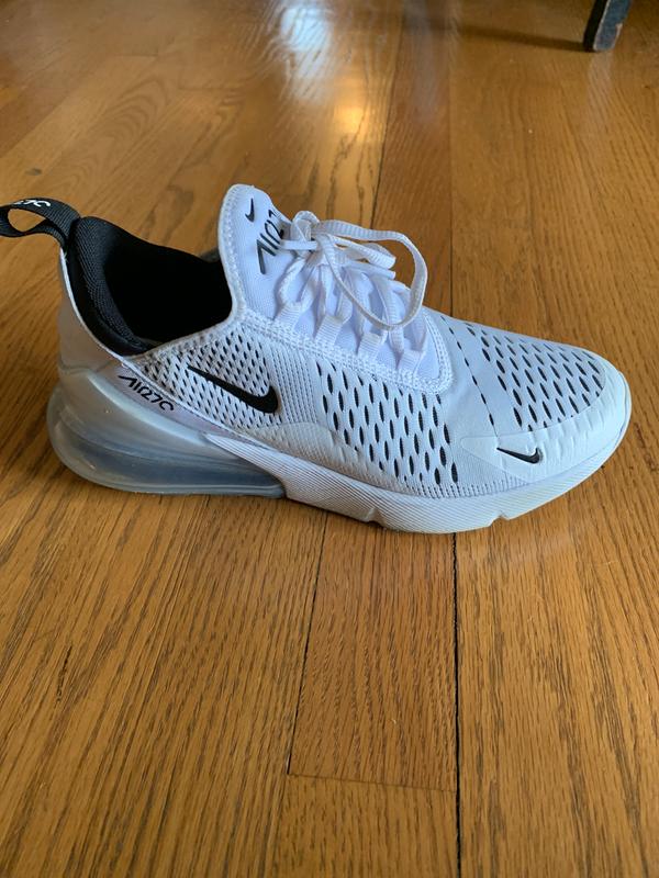 Nike air max 270 white and black on sale womens