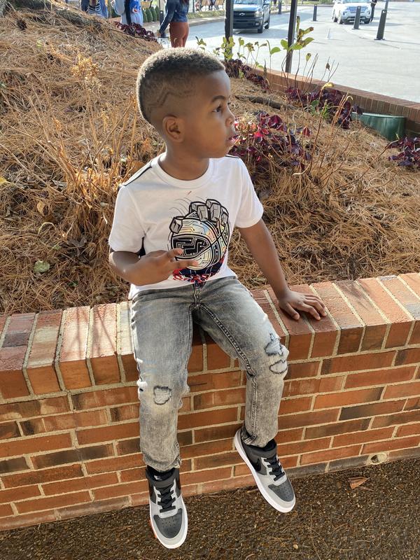 Nike Court Borough Low 2 Anthracite Black Stadium Grey Preschool Kids Shoe Hibbett City Gear