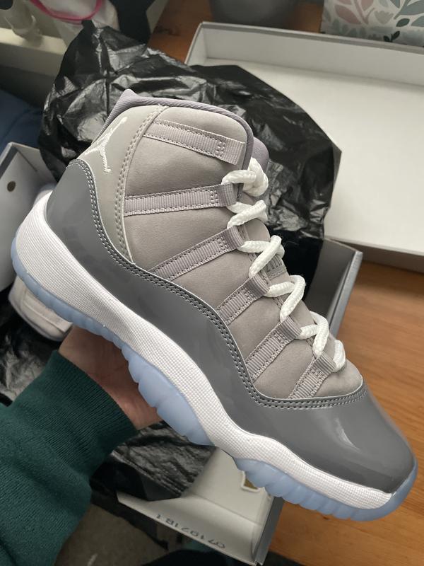 Jordan 11 cool grey grade sale school