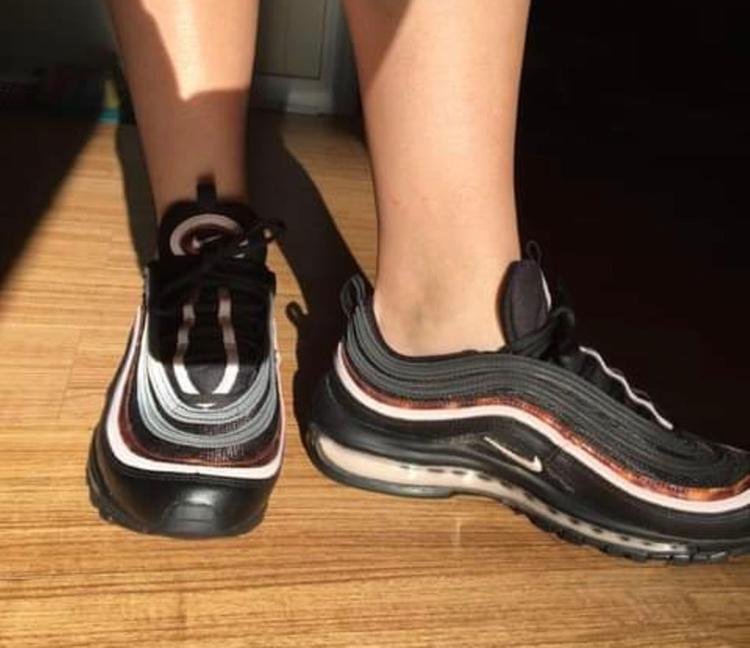 nike air max 97 barely rose black