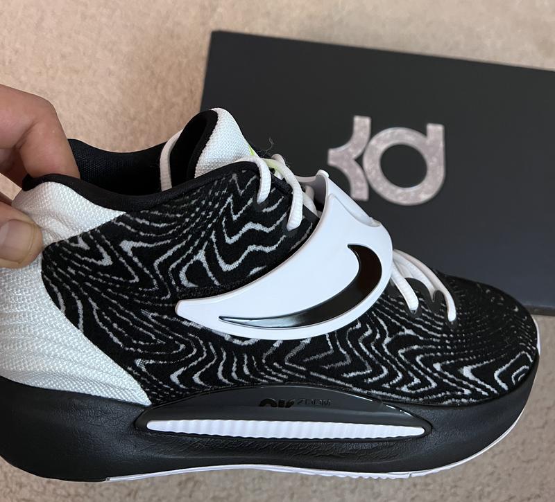 ナイキ メンズ バッシュ Nike Kd14 Basketball Shoes Black White Volt 驚きの安さ