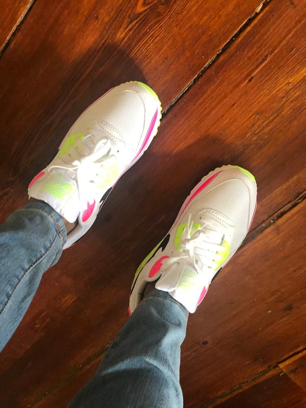 Nike air max outlet 90 pink and green